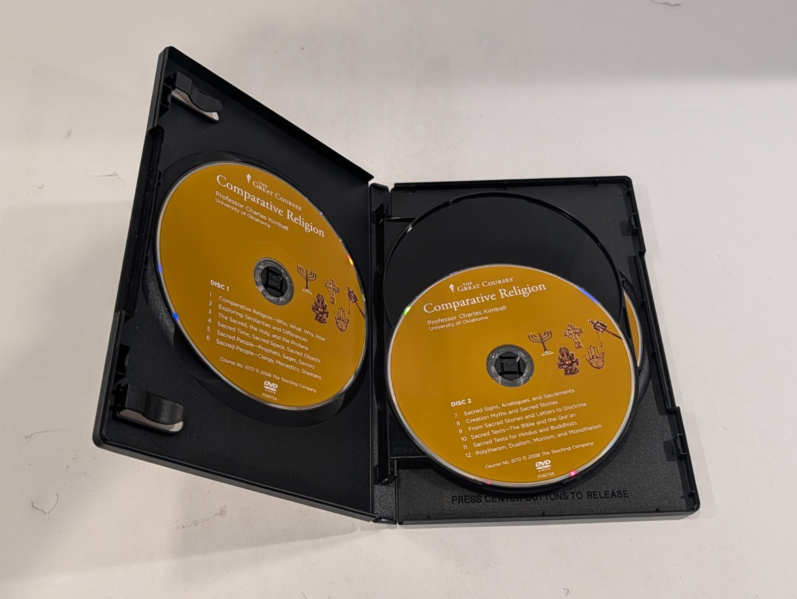 5 Lot Of Great Courses DVDs | Food & Wine, Photography, English, Religion