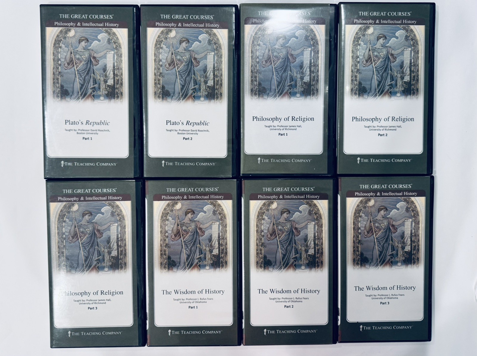 THE GREAT COURSES DVD SETS W/GUIDE – 5 Courses – 28 DVDs – Teaching Company