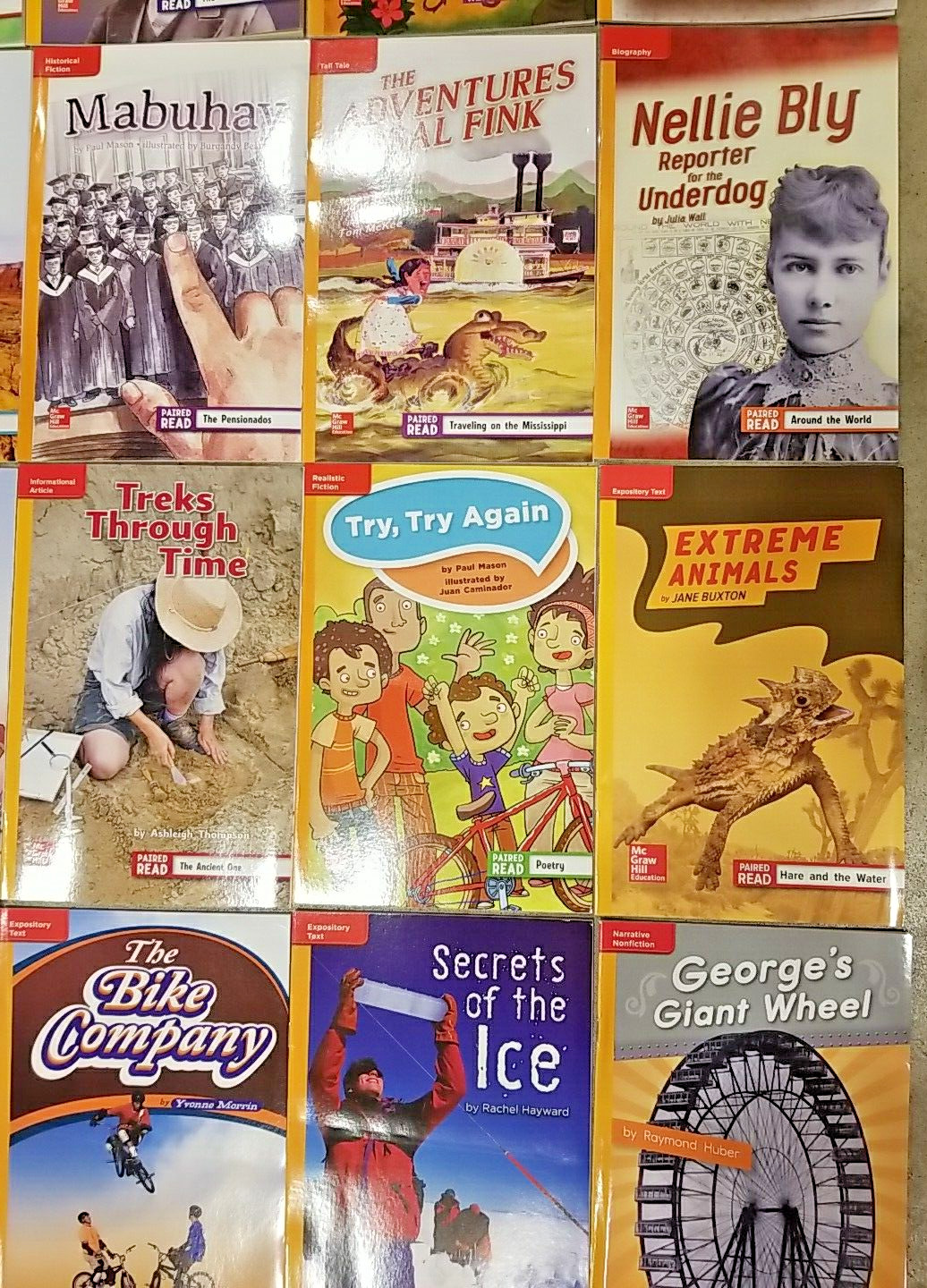 Mcgraw Hill Reading Wonderworks Grade 4 Apprentice Leveled Readers Set of 30 New