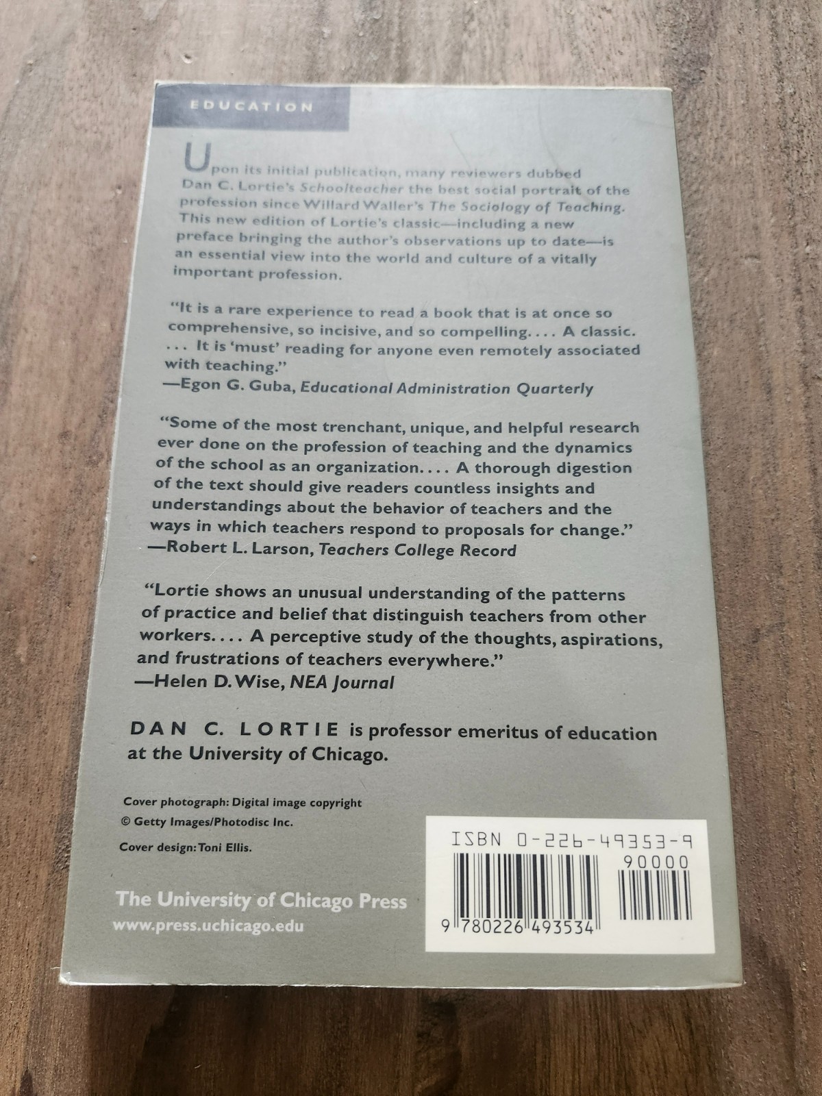 Schoolteacher : A Sociological Study by Dan C. Lortie (2002, Trade Paperback)