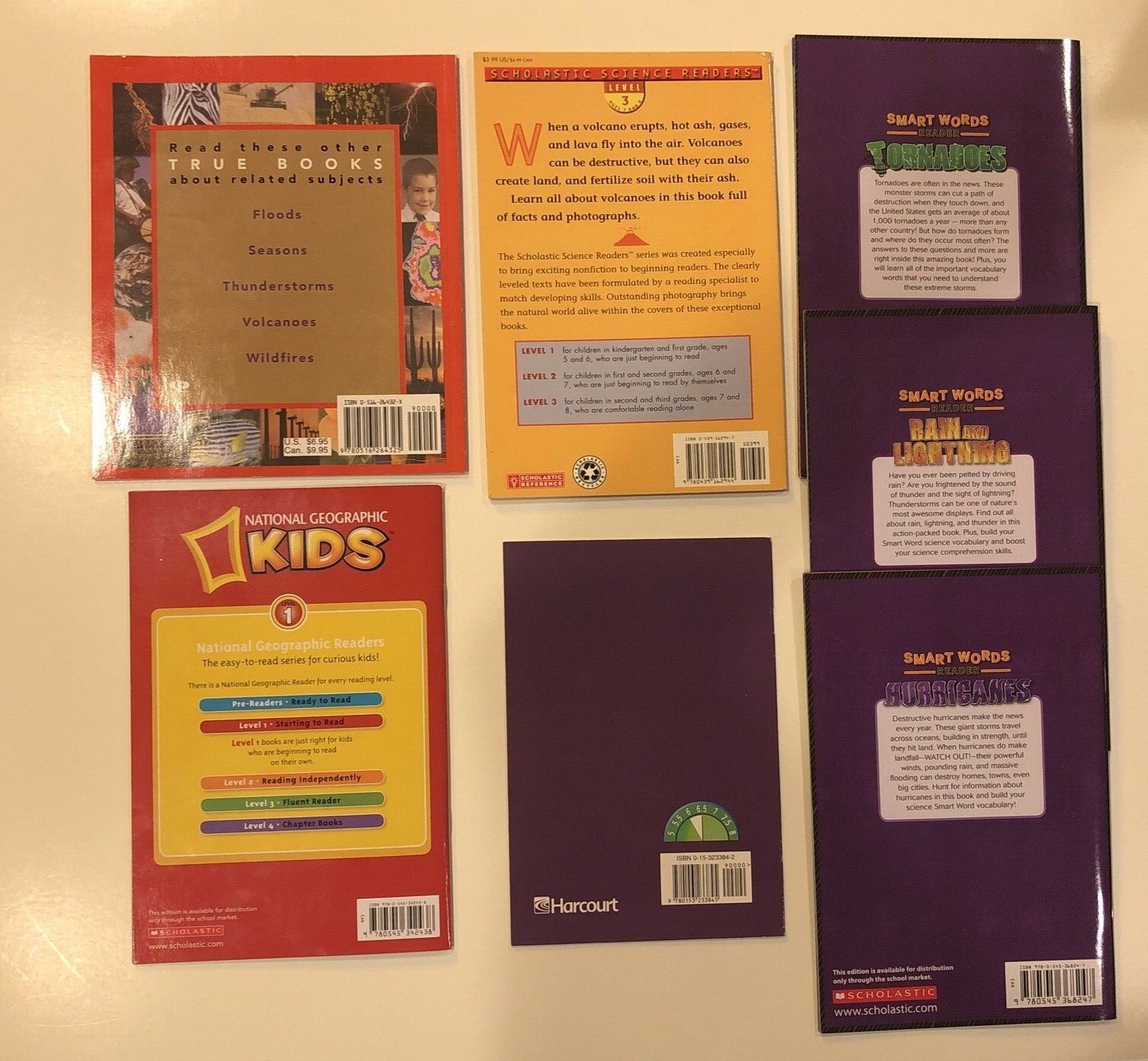 Science Weather Unit Book Bundle Elementary Grades Lot of 7 Homeschool