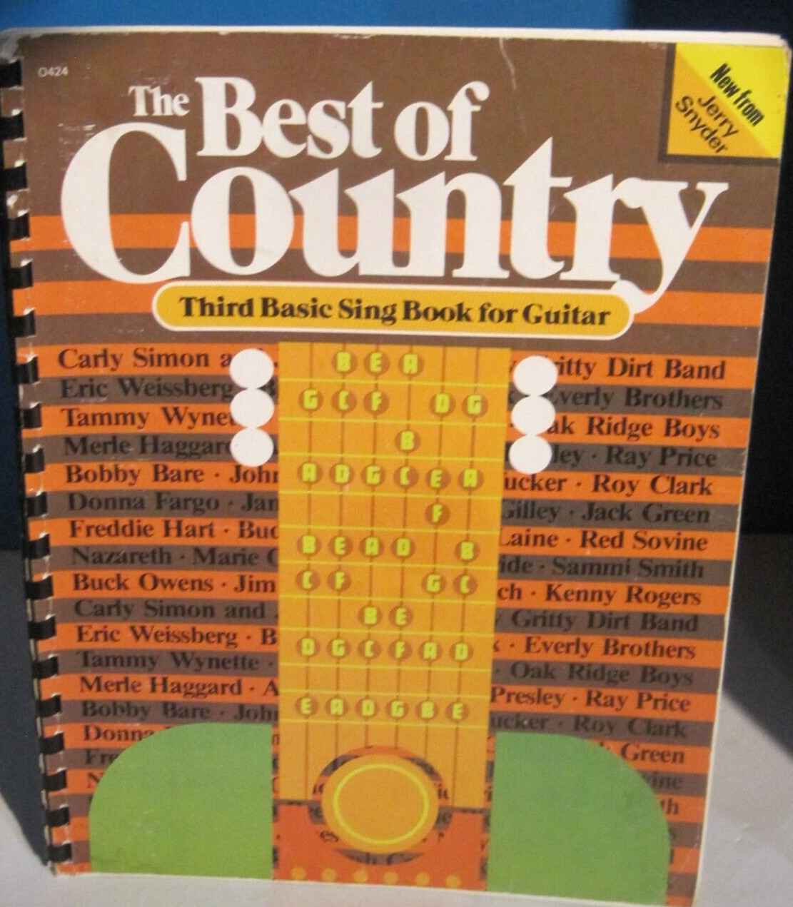 Jerry Snyder’s 3rd Basic Sing Book for Guitar – The Best of Country – Year 1985
