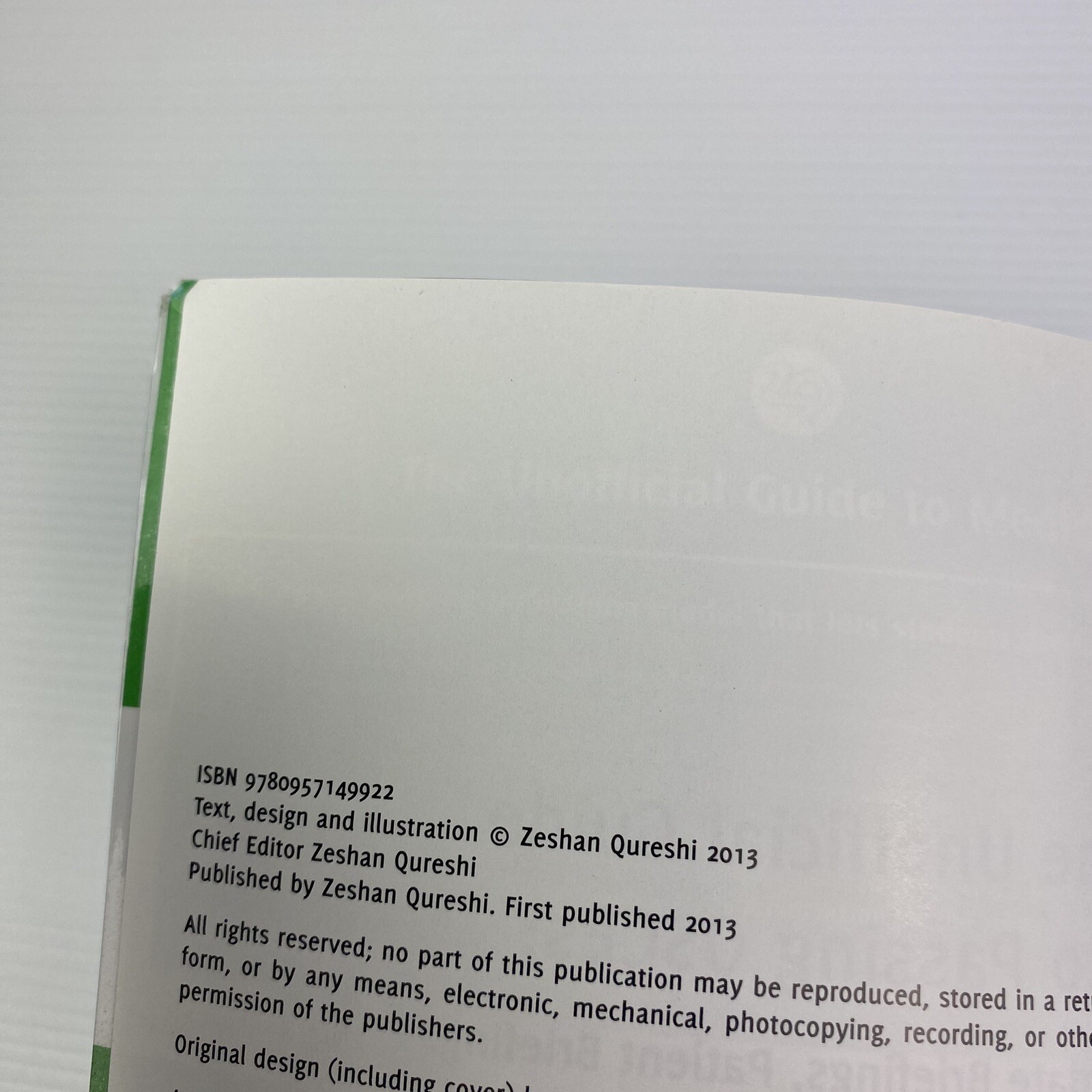 The Unofficial Guide to Passing OSCEs 3rd Ed 2012 Paperback By Zeshan Qureshi