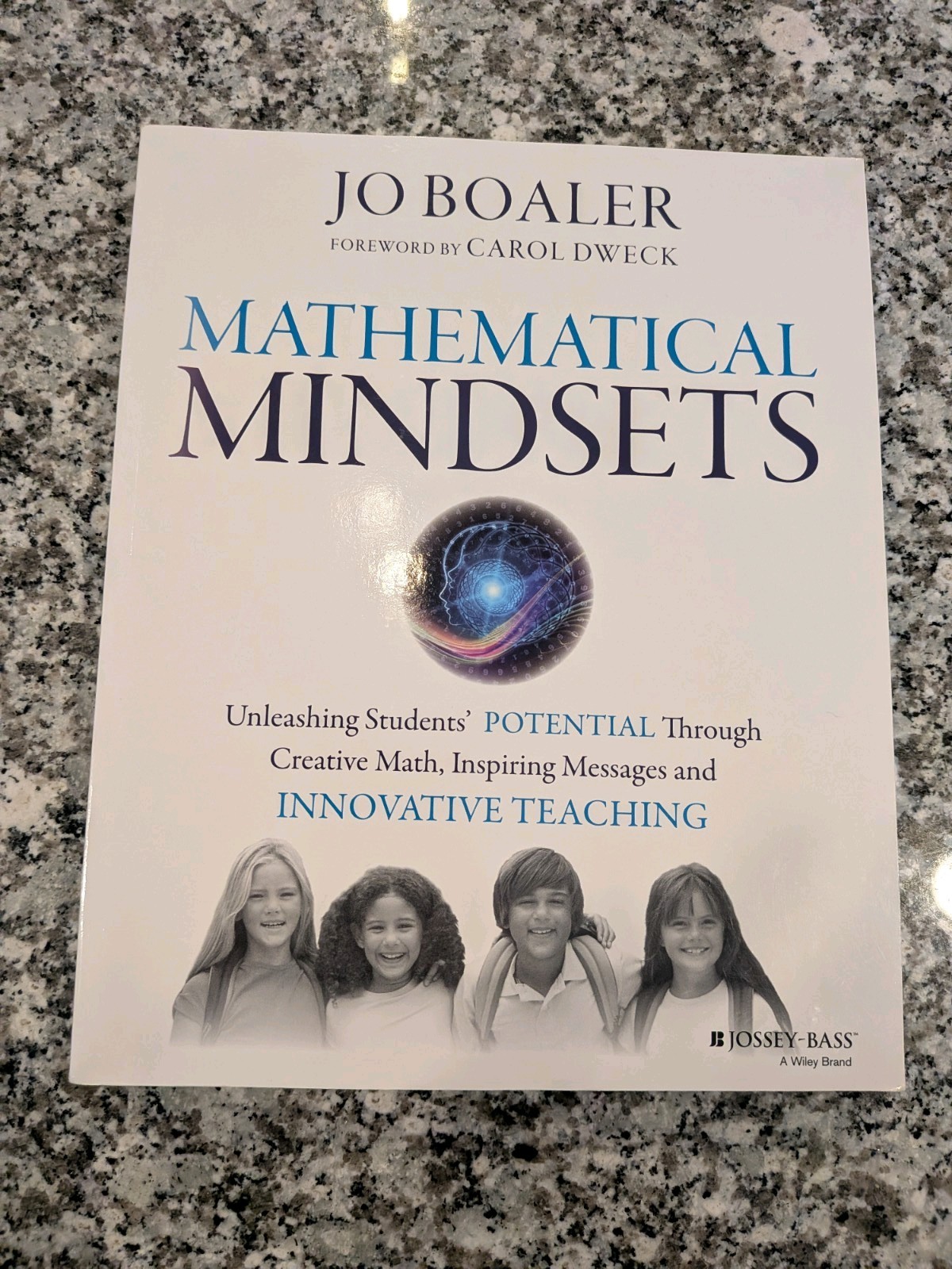 Mathematical Mindsets by Jo Boaler First Edition Paperback Book