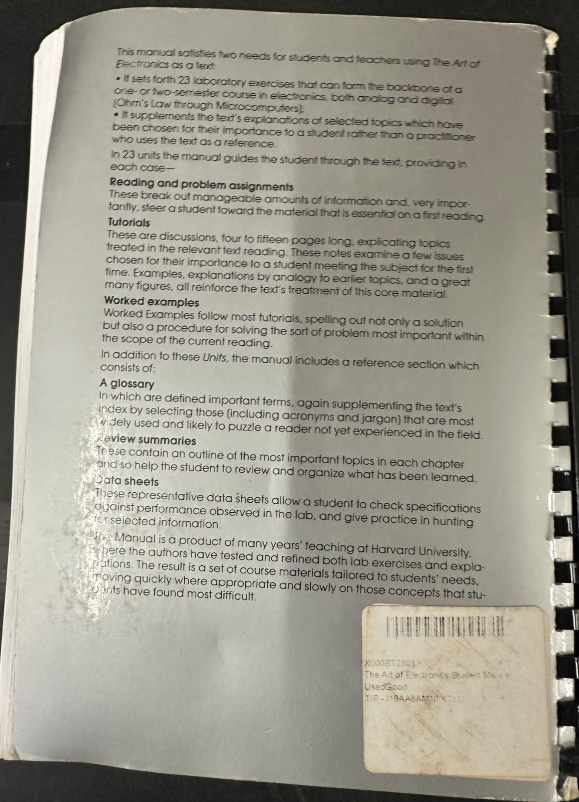 The Art of Electronics by Paul Horowitz & Winfield Hill + Student Manual (1989)