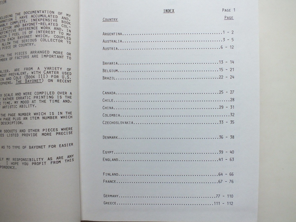 Bayonets from Janzen’s Notebook by Jerry Janzen