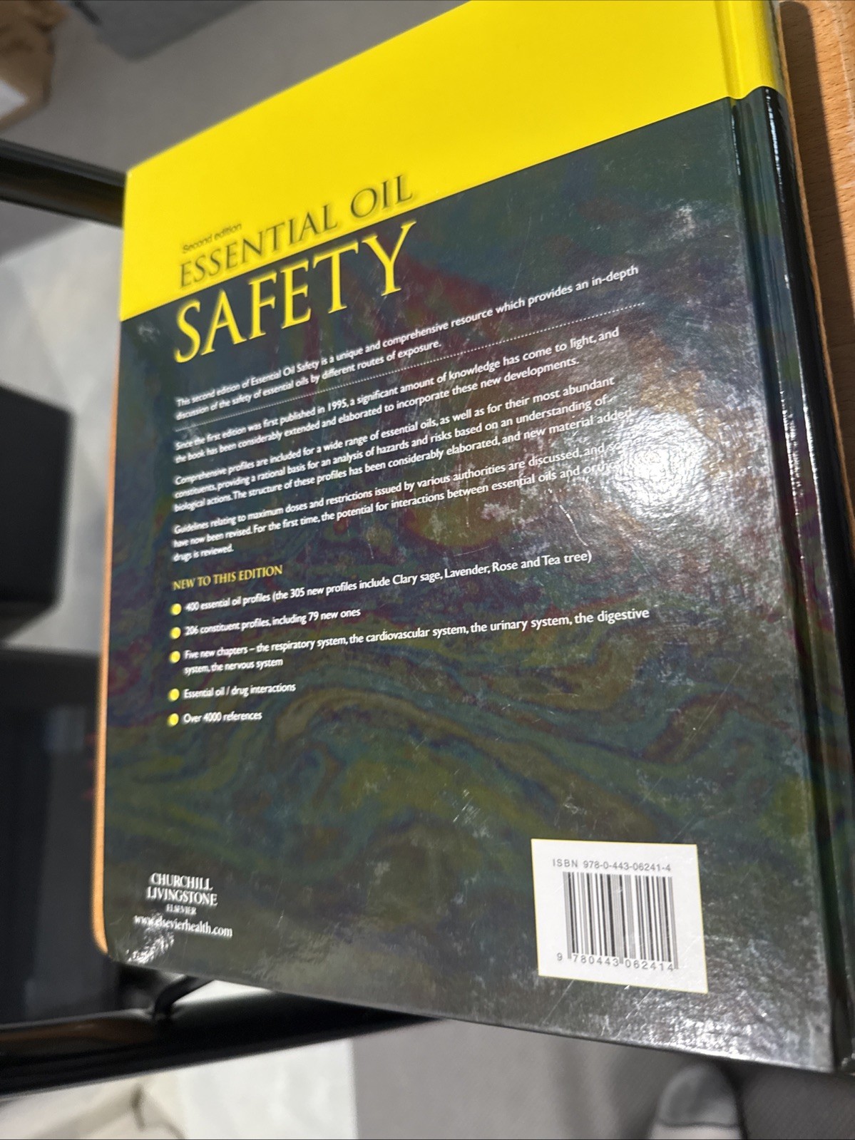 ESSENTIAL OIL SAFETY Second Edition, Robert Tisserand & Rodney Young Hard Back