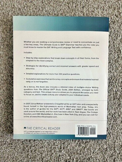 The Complete Guide to SAT Grammer by Erica L Meltzer