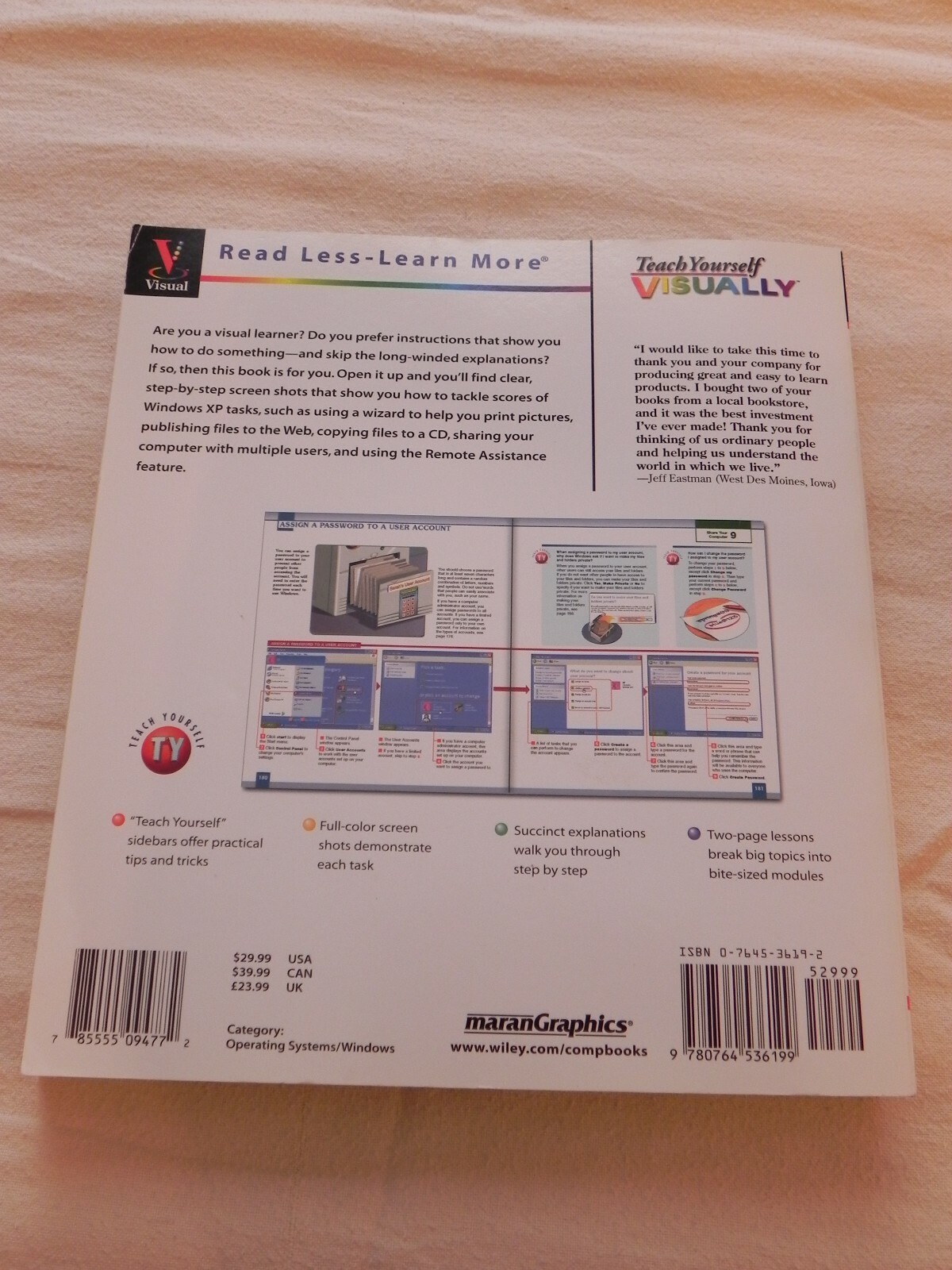 Teach Yourself Visually Windows XP, 300 Pages in FULL COLOR