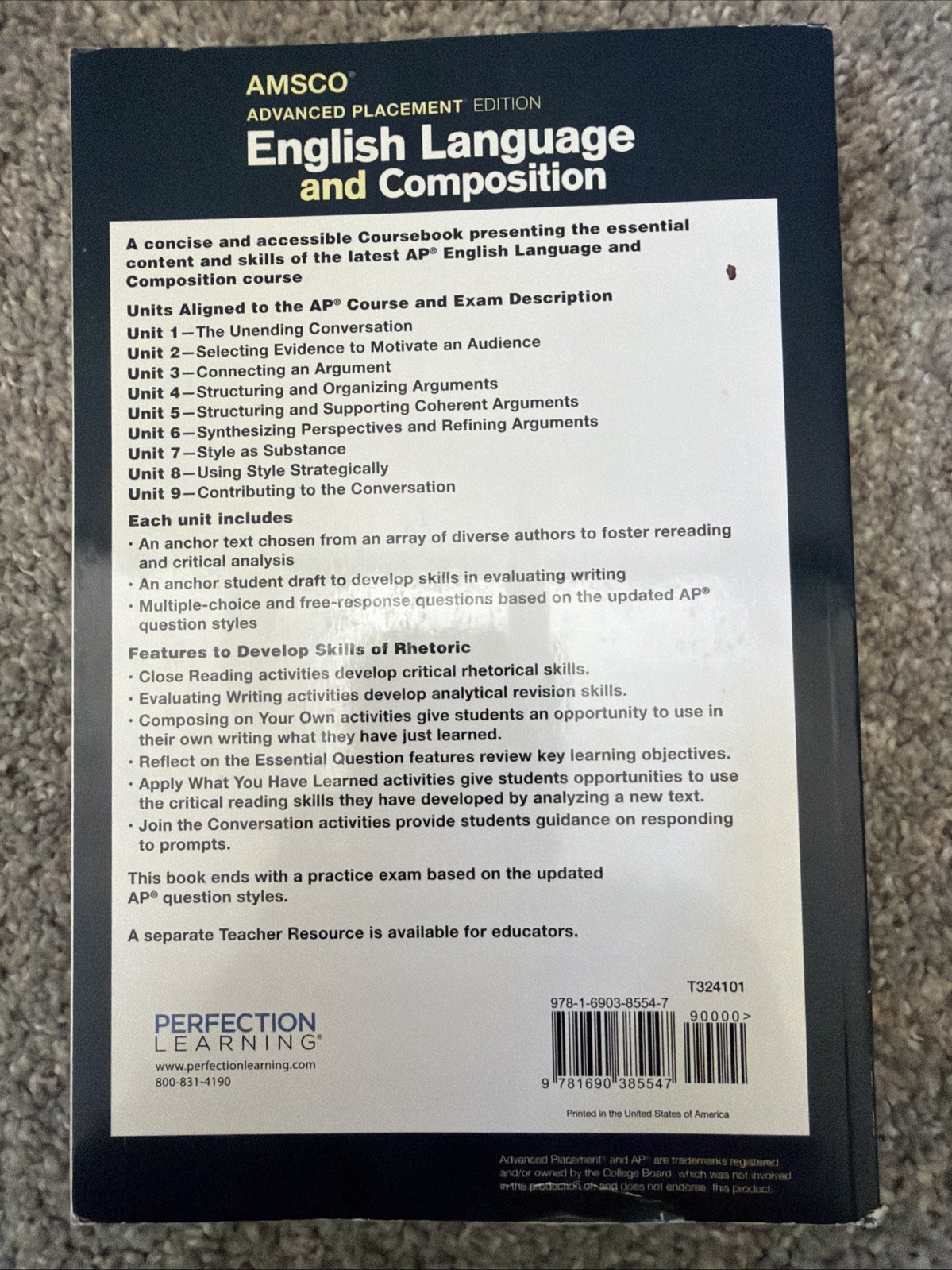 Advanced Placement English Language and Composition by Lauren Peterson, Brandon