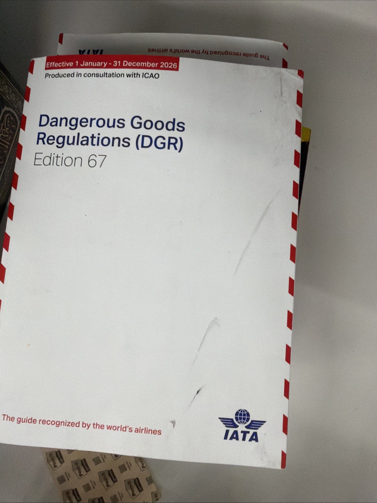 2026 67th Edition IATA Dangerous Goods Regulations Perfect Bound 🚨NEW/OTHER🚨