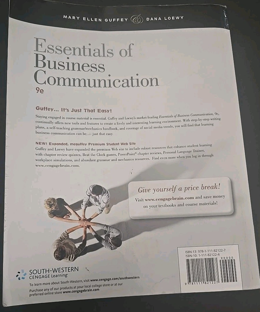 Essentials of Business Communication by Guffey, Mary Ellen; Loewy, Dana