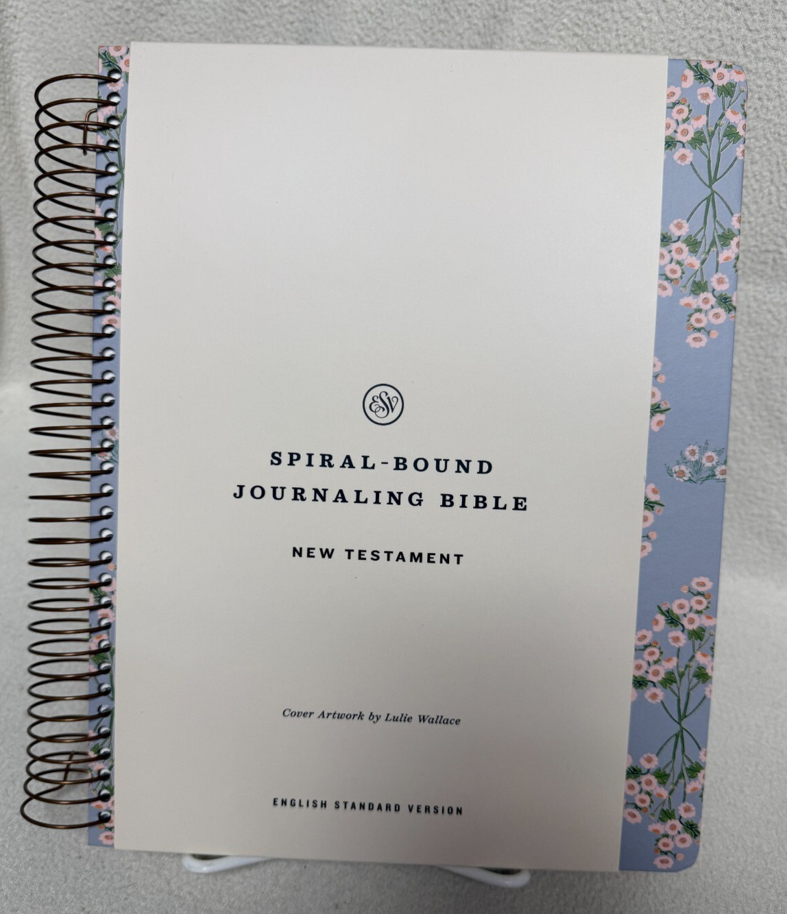ESV Spiral-Bound Journaling Bible New Testament Hardcover Artwork Lulie Wallace