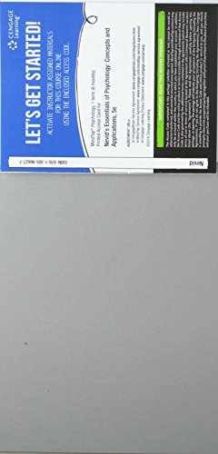 MindTap Psychology, 1 term (6 – Digital, by Nevid Jeffrey S. – Very Good p