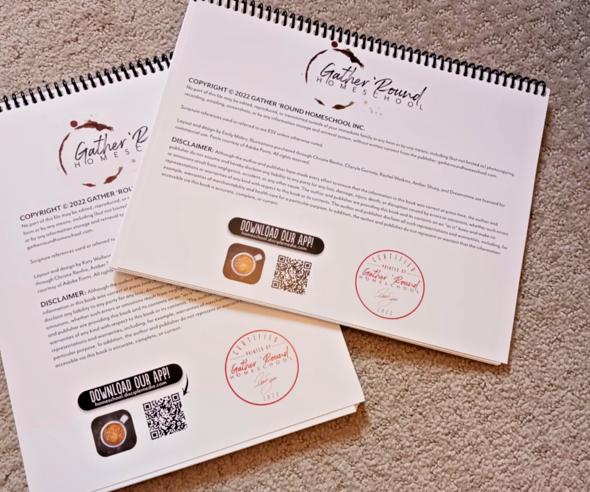 Gather Round Curriculum – Middle Ages (Middle School workbook and seatwork)