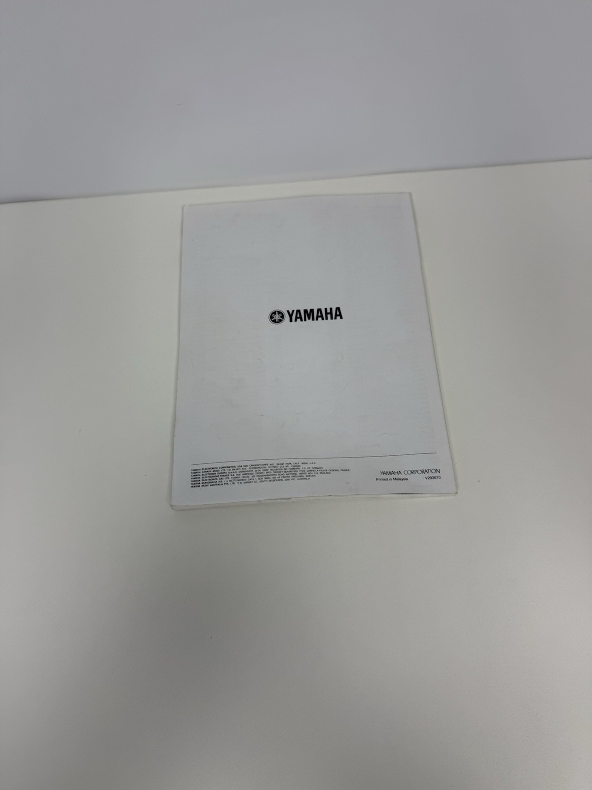 Yamaha R-V1105 Instruction Manual: 80 Pages Original