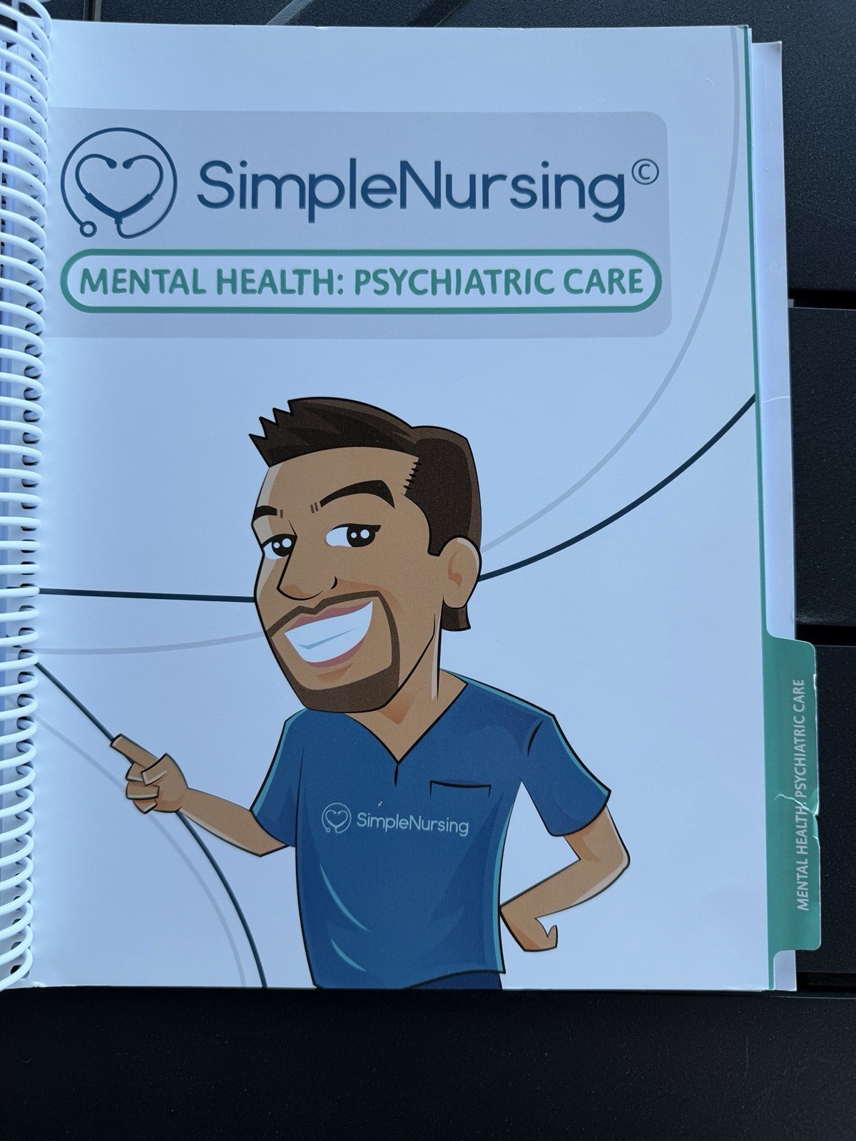Simple Nursing Study Guide Volumes 1 and 2 Collection Good Used Spiral Bound