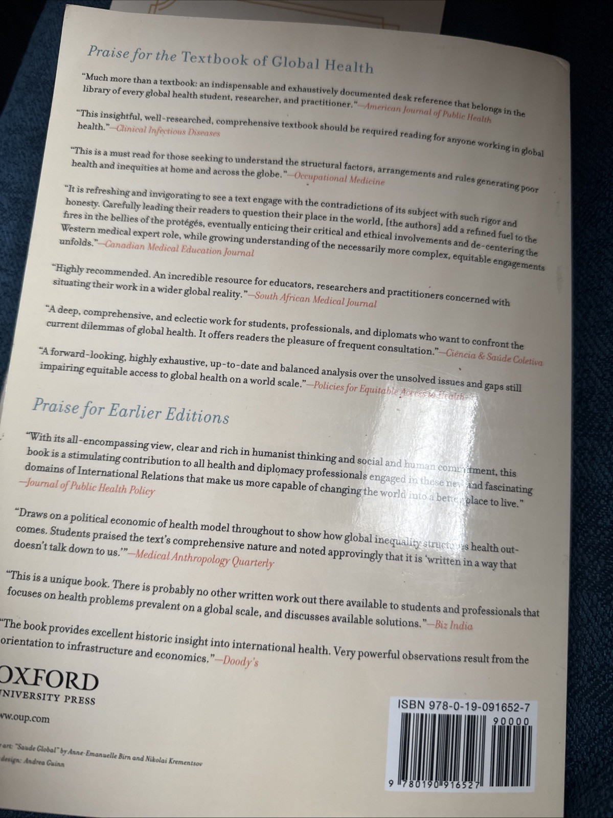 Textbook of Global Health by Anne-Emanuelle Birn, Timothy H. Holtz and Pillay