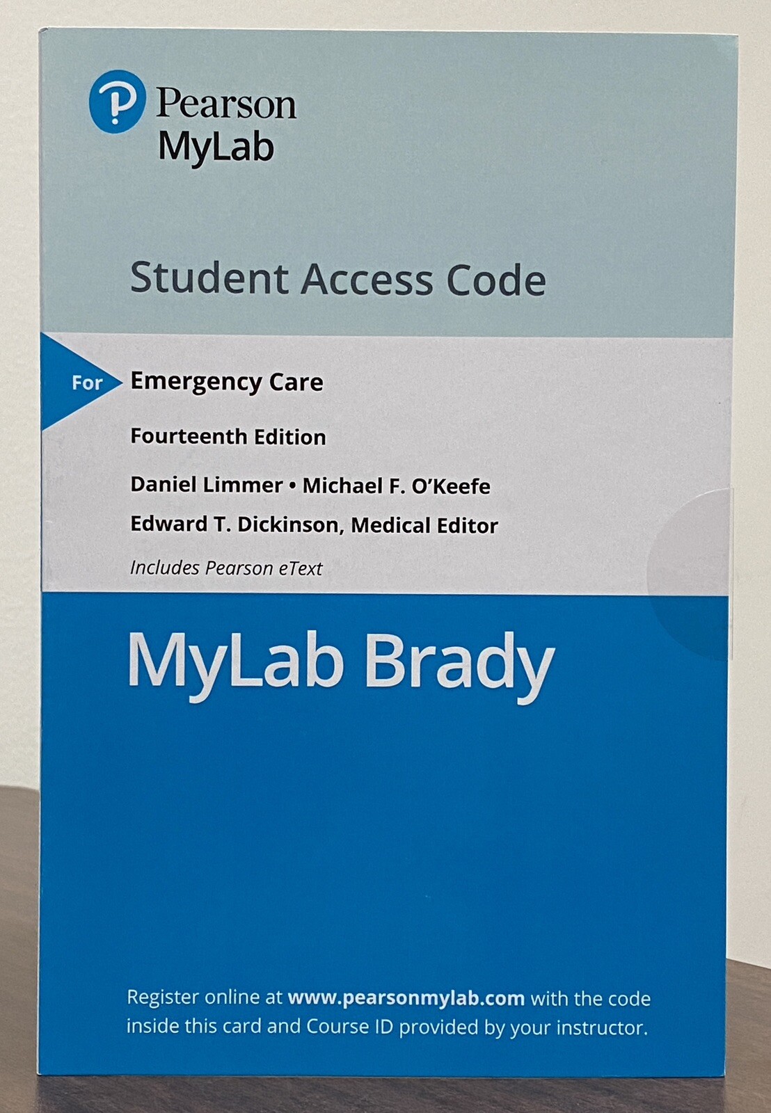 MyBradyLab with EText–Access Card–“MyLab Brady” (access card only–no book)