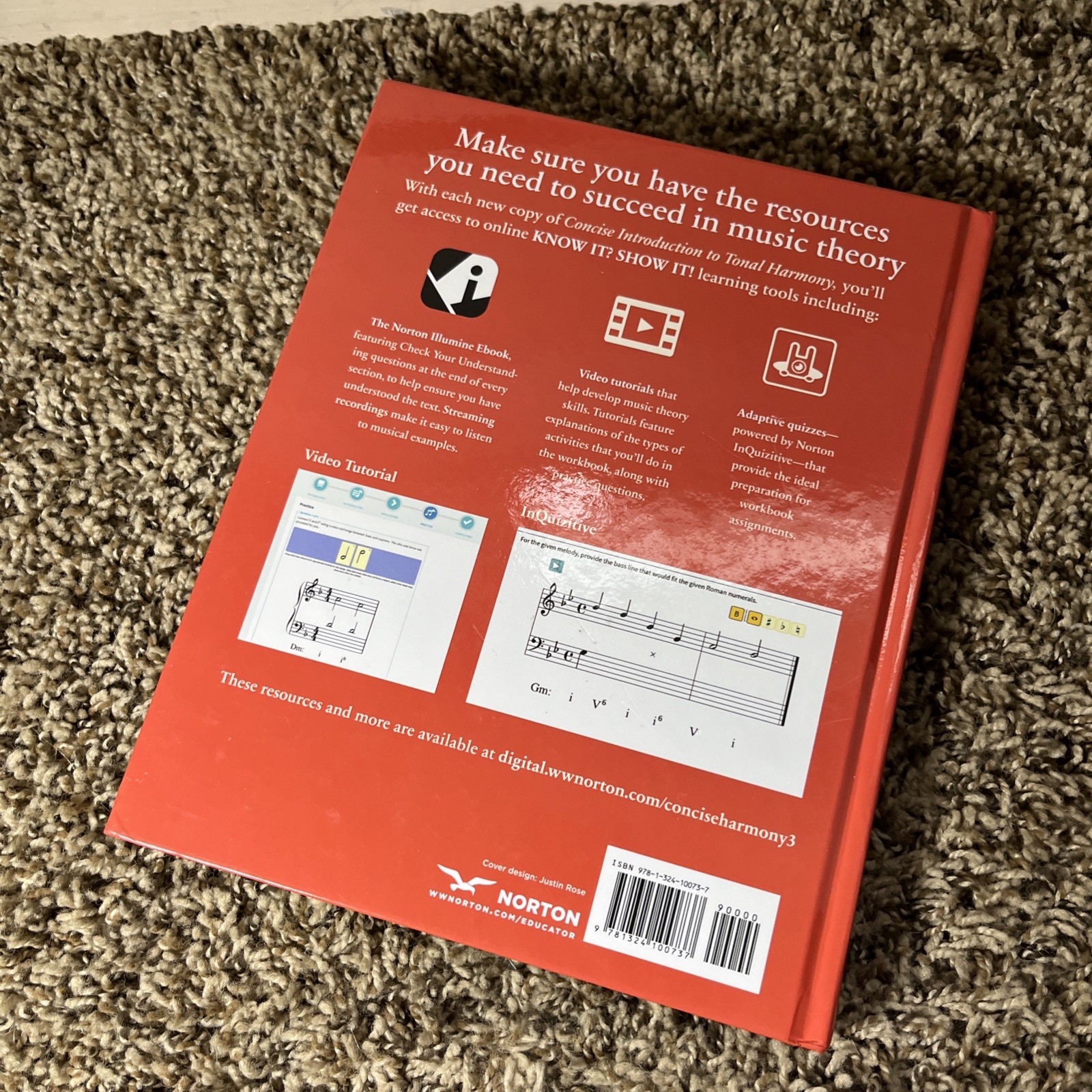 Concise Introduction to Tonal Harmony by L. Poundie Burstein 2025 HC 3rd Edition