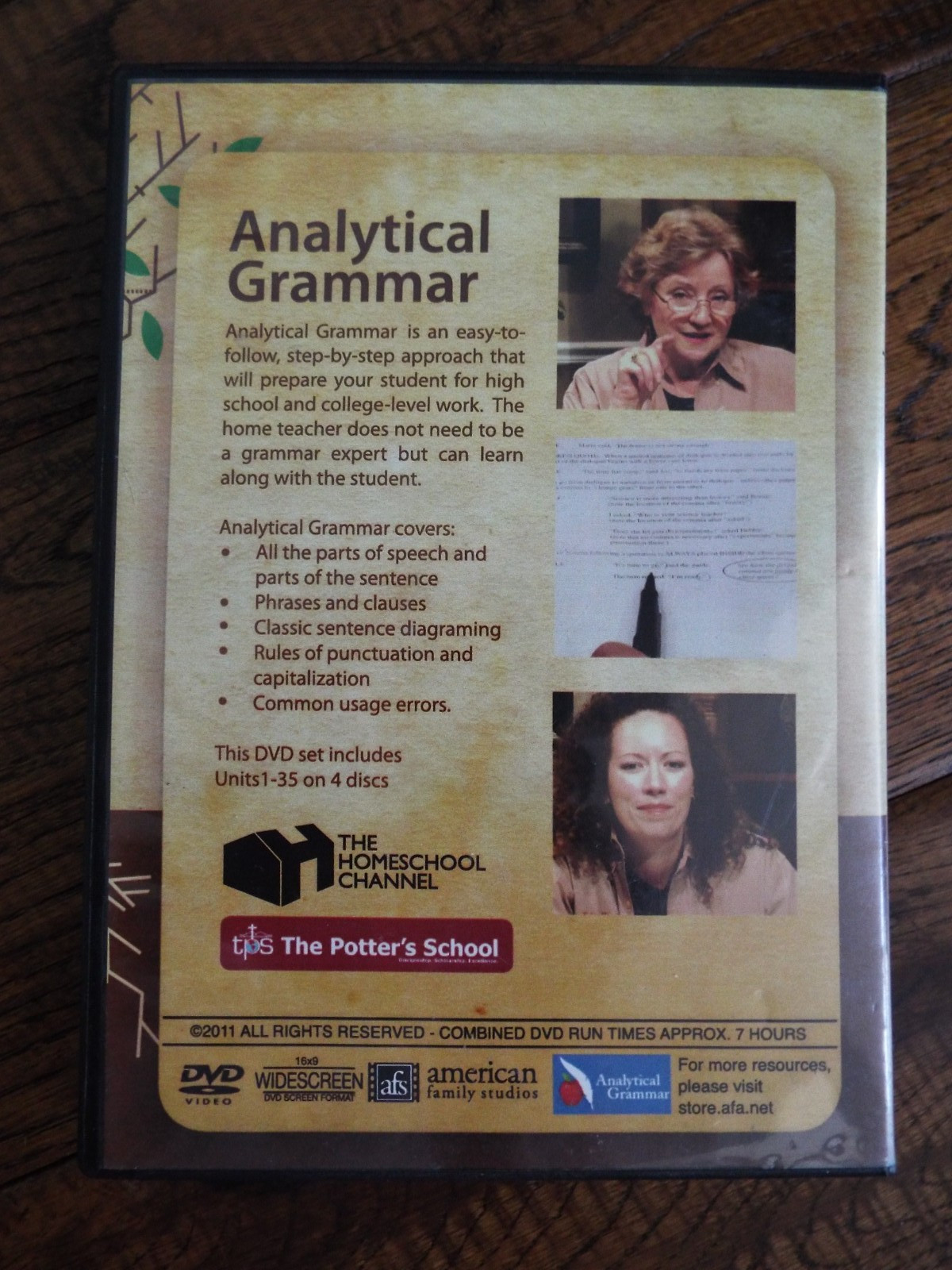 Lot Analytical Grammar Student Workbook Teacher Book DVD Curriculum Set