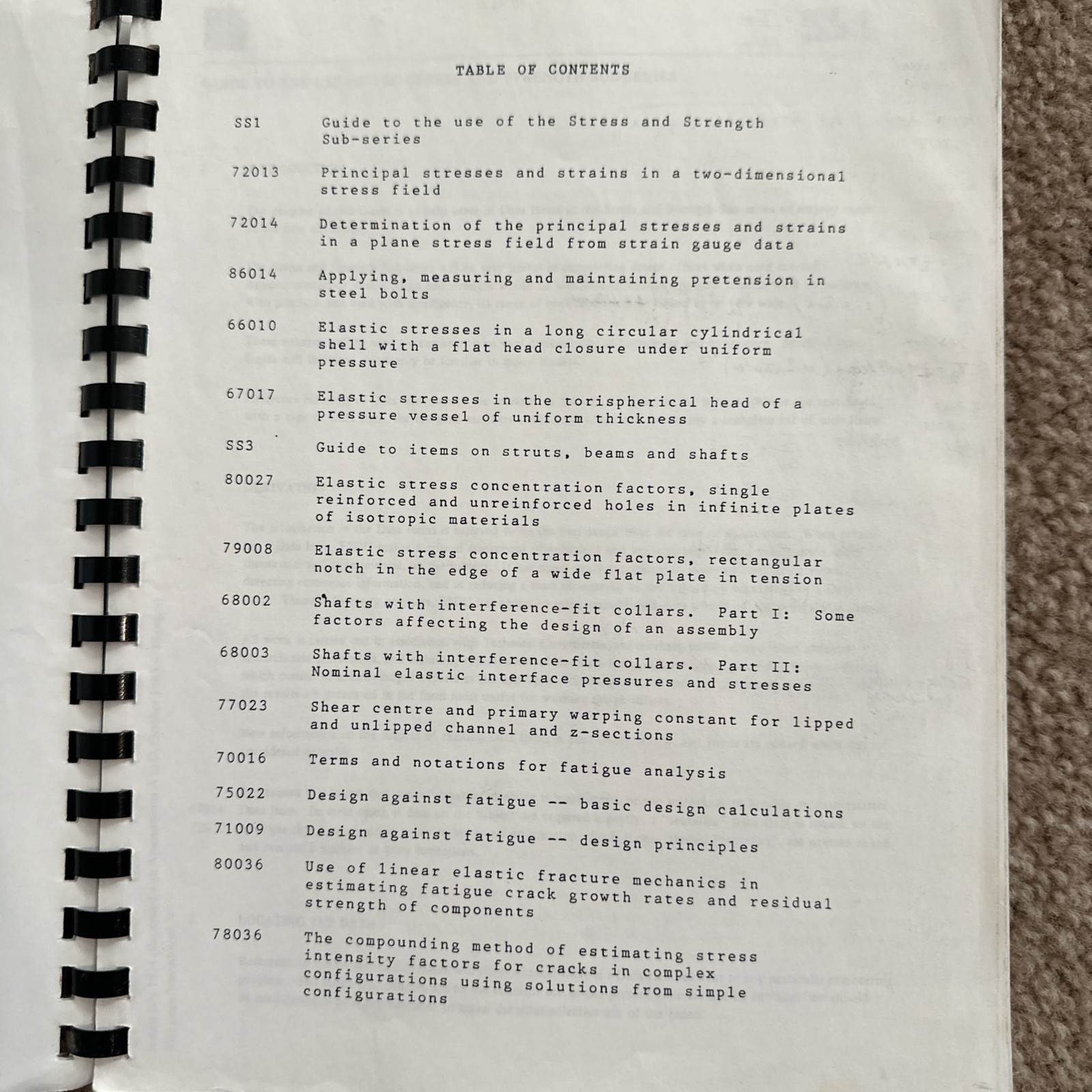 Vintage 197I Illinois Institute Of Technology Mechanics Of Solids & Design ME308
