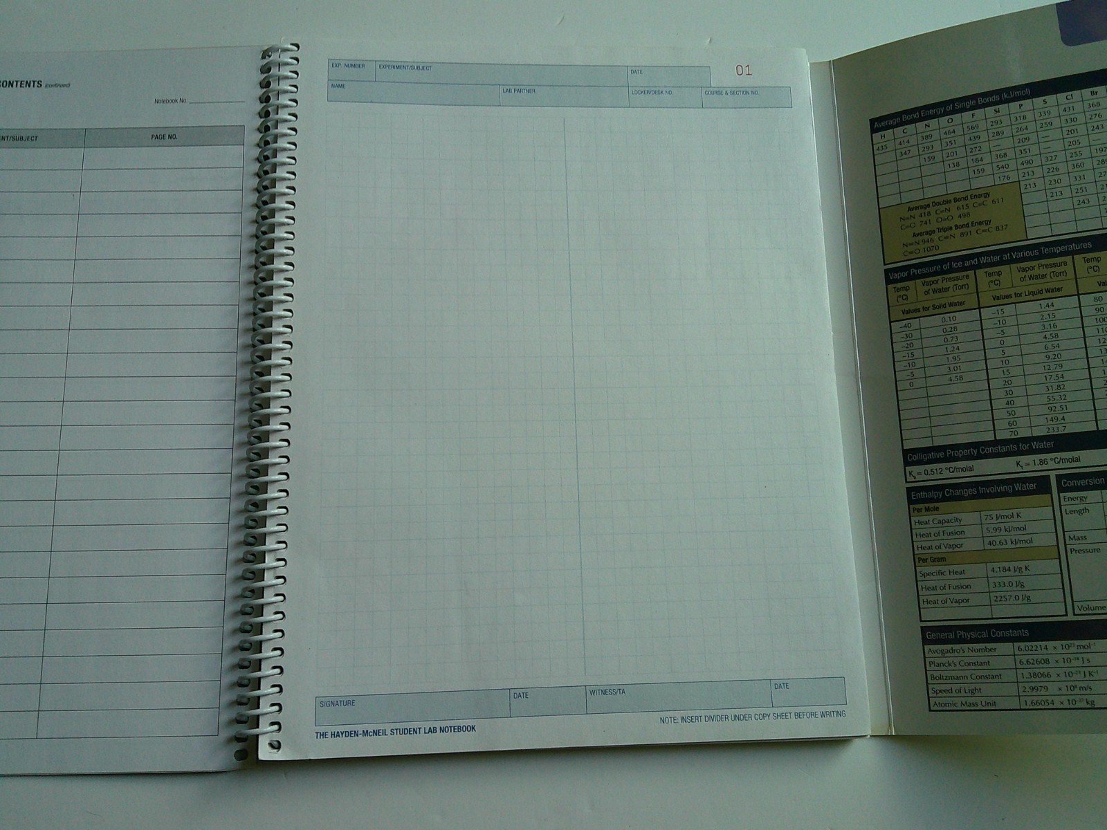 Student Lab Notebook : 50 Spiral Bound Duplicate Pages by Hayden-McNeil …