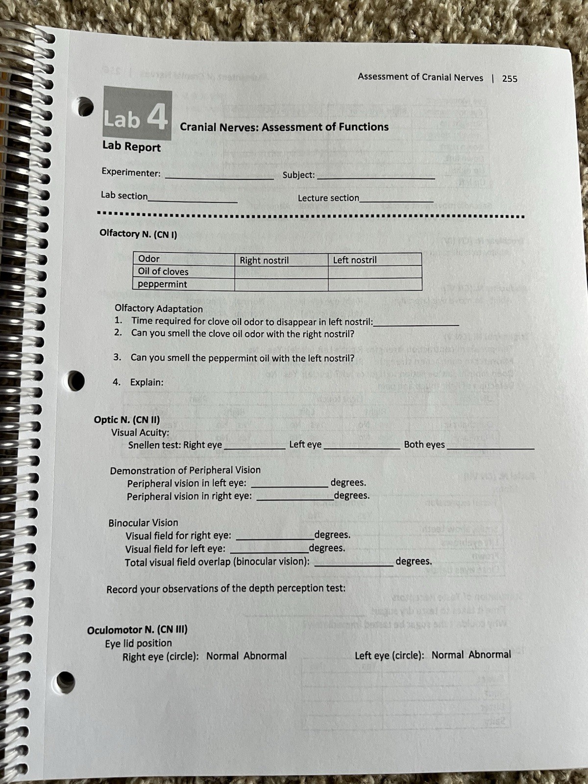 Human Anatomy and Physiology Laboratory Manual for Bio 231,231,323