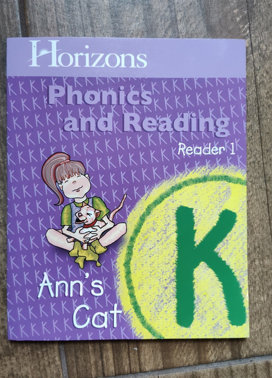 Horizons Phonics & Reading Book 1, Teacher Guide And Unused Student Book Grade K
