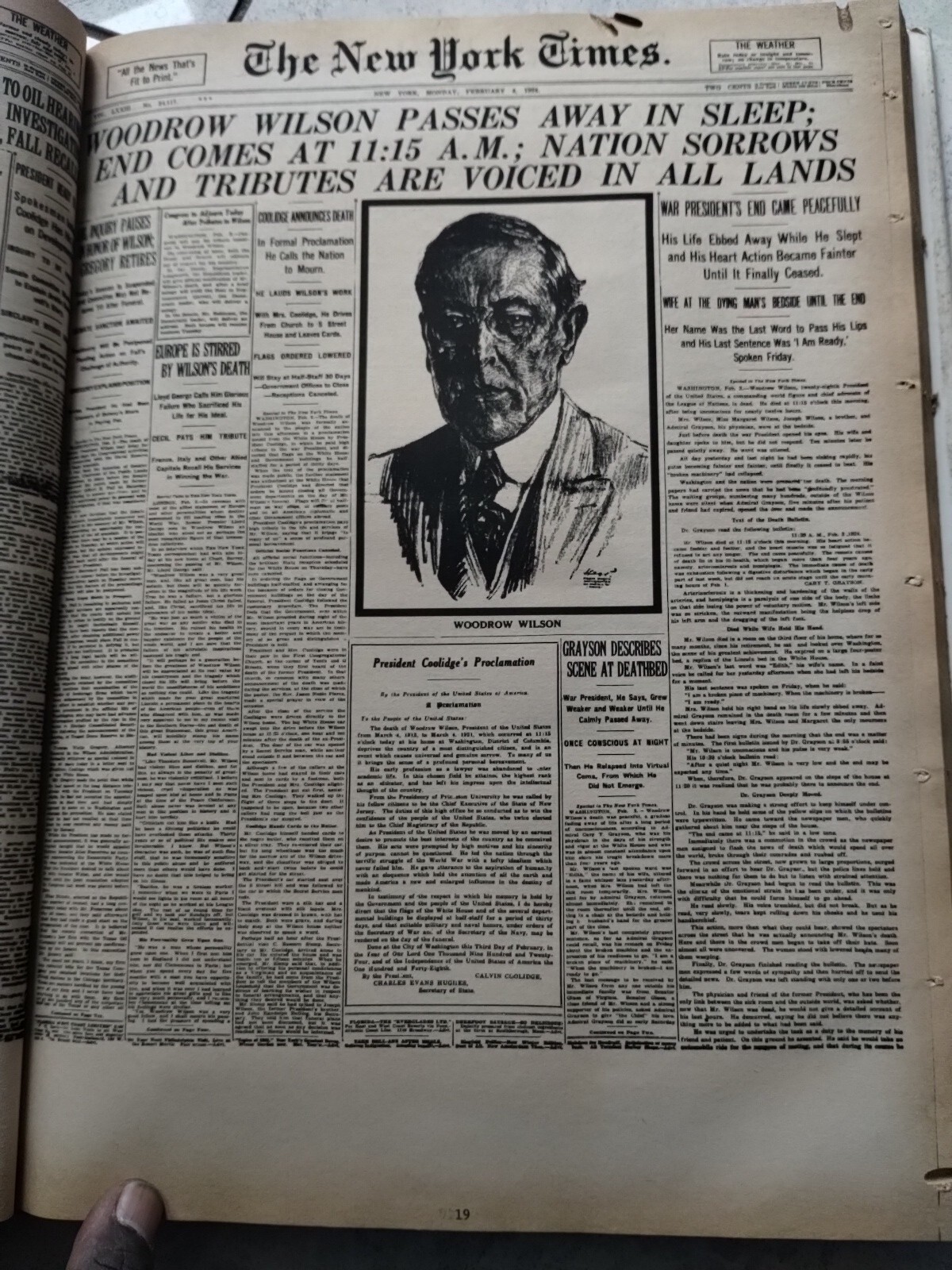 THE NEW YORK TIMES PAGE ONE Major Events 1920-1983 292 pages Hard Back 15.5X11.5