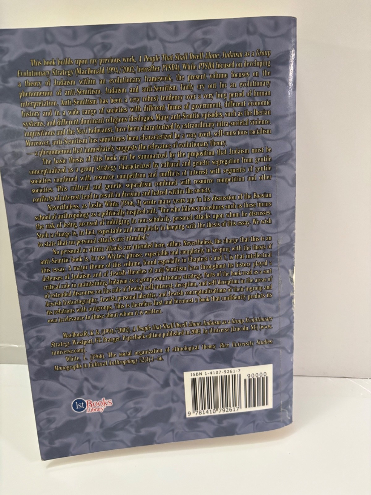 Separation and Its Discontents: Toward an Evolutionary Theory of Anti-Semitism