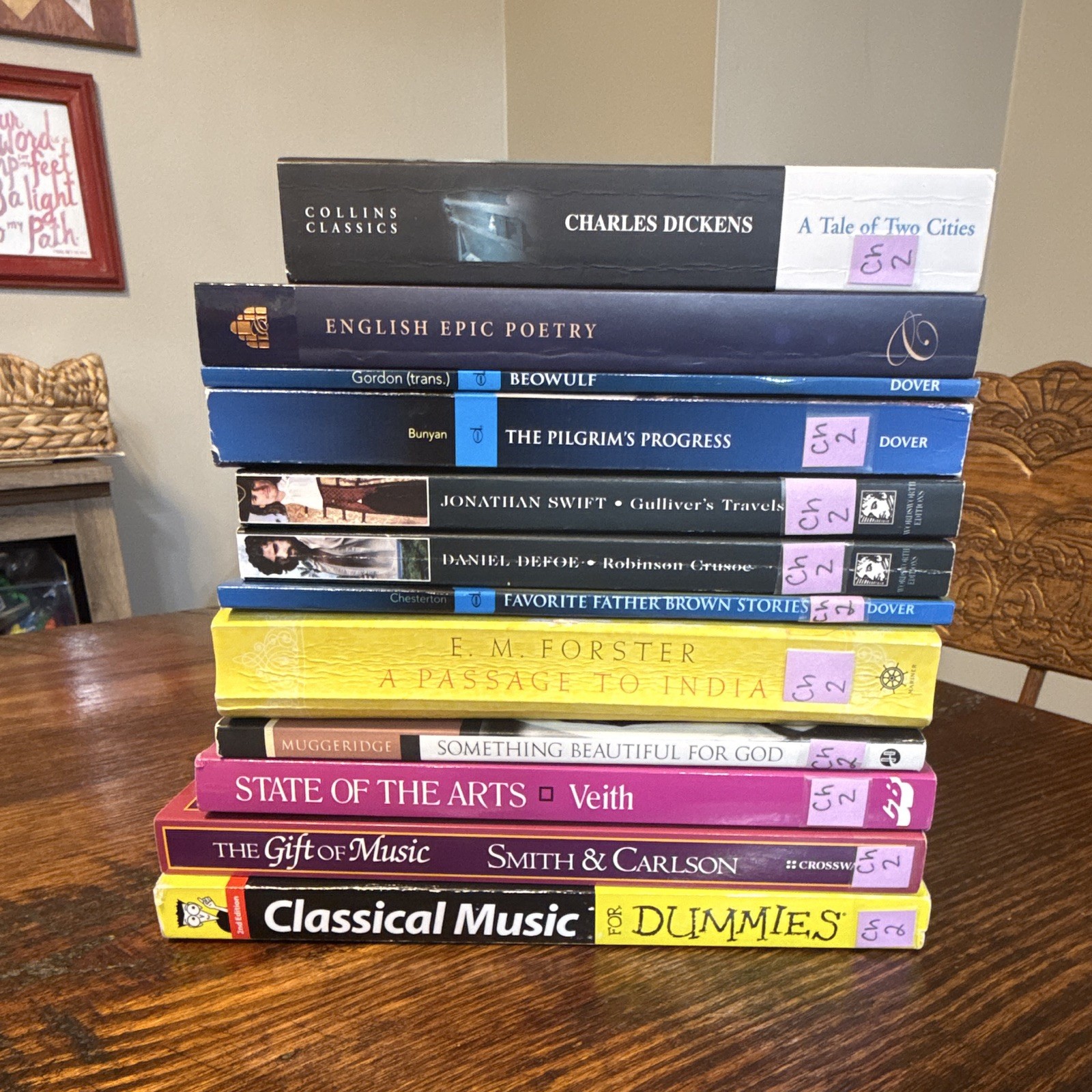 Classical Conversations Challenge 2 Books Lot of 12 – Literature + Arts/Music