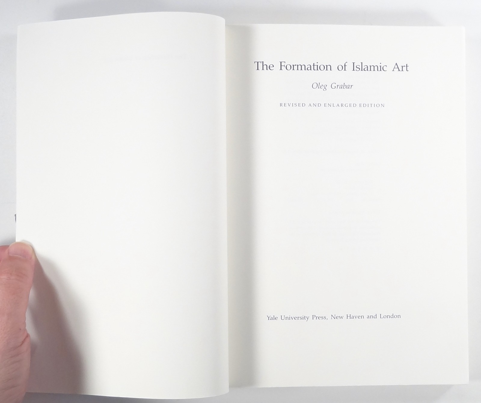 1987 Grabar THE FORMATION OF ISLAMIC ART history ARCHITECTURE abstraction tpb