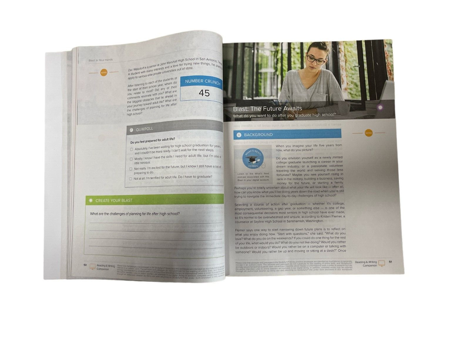 StudySync Grade 12 Reading Writing Companion Units 1-6 2020 Homeschool Literatur