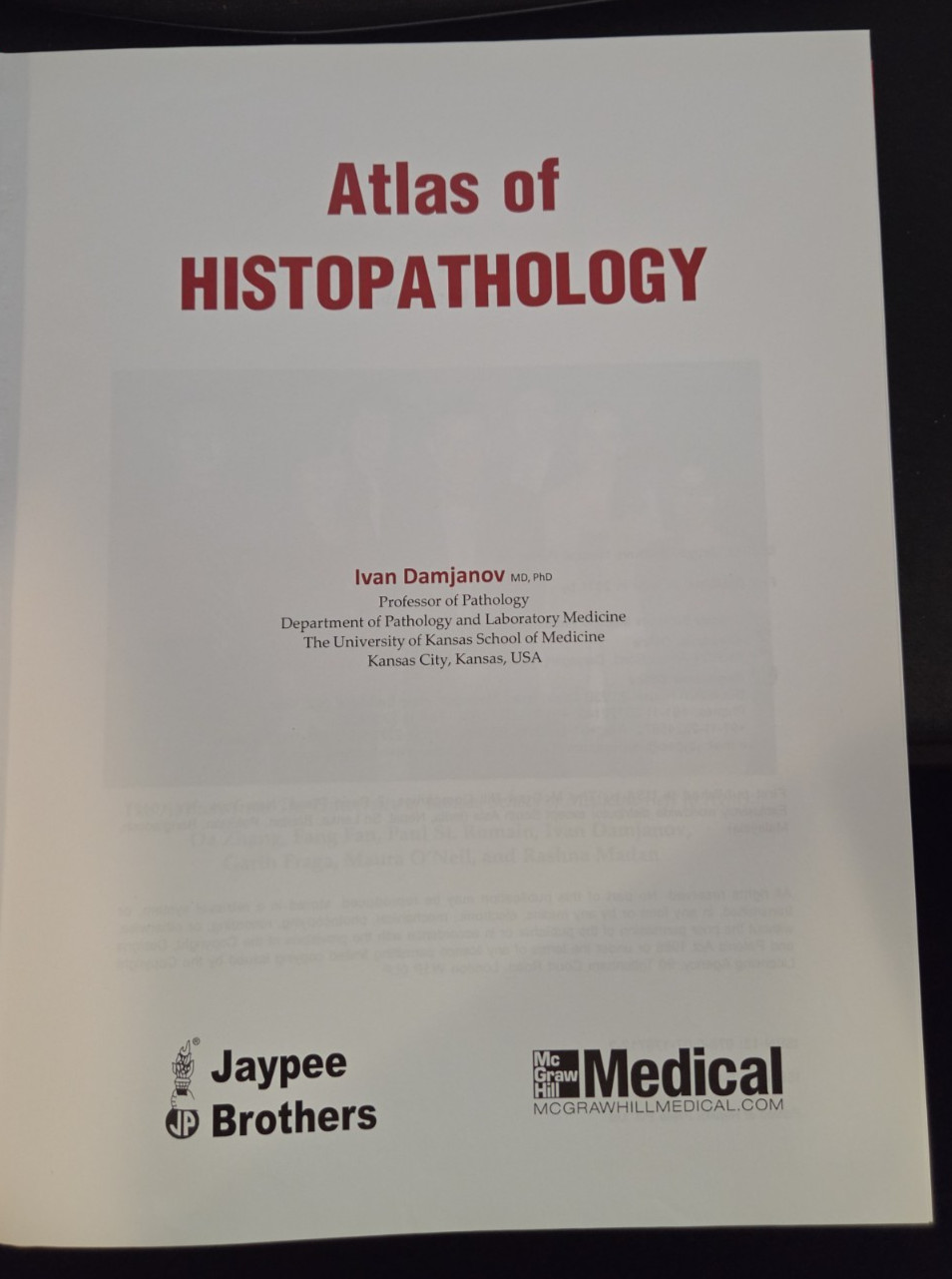 Atlas of Histopathology