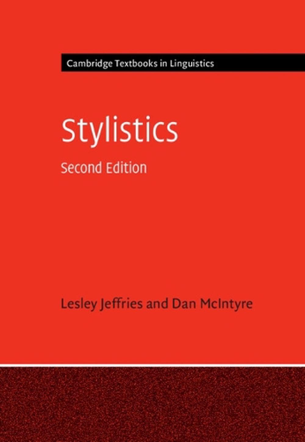 Stylistics by Lesley Jeffries Hardcover Book