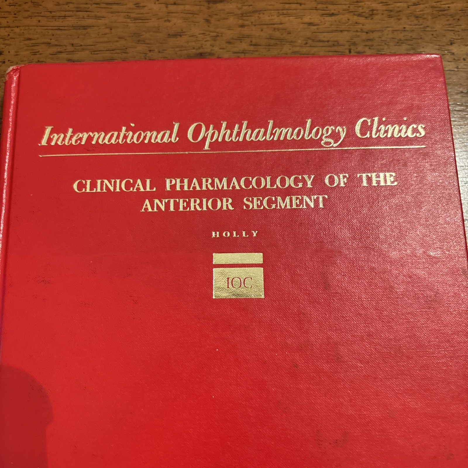 INTL Ophthalmology Clinics Books 11 Volumes 1977-1980 Red w/Gold Trim HC Vintage