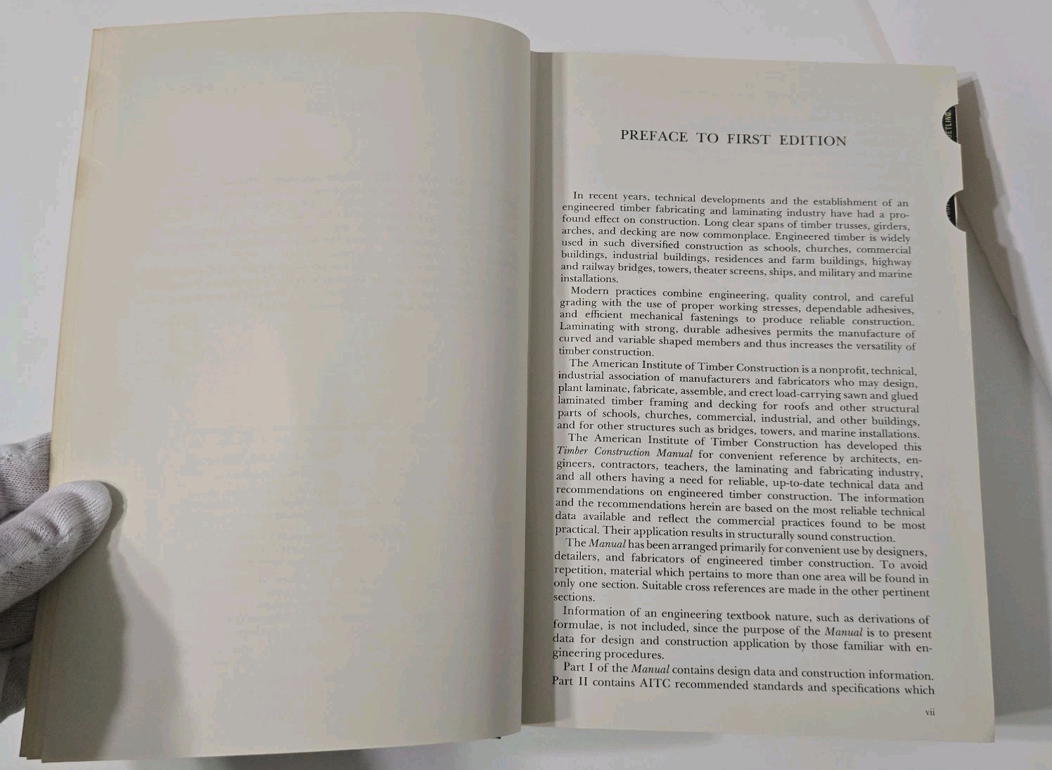 Timber Construction Manual Second Edition 1974 Hardcover AITC John Wiley & Sons