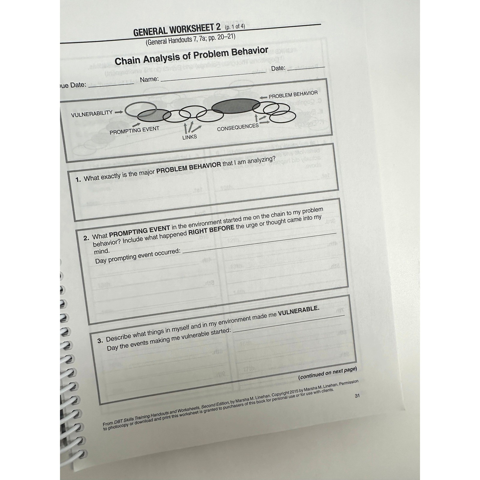 DBT Skills Training Handouts and Worksheets Second Edition Marsha M Linehan 2015
