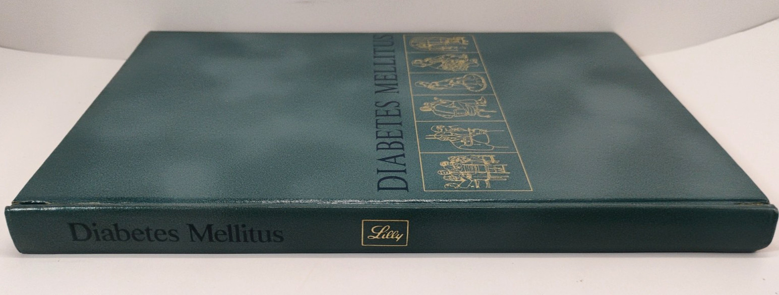 Vintage Diabetes Mellitus 7th Edition 1973 Hardcover Lily Research Labs Medical