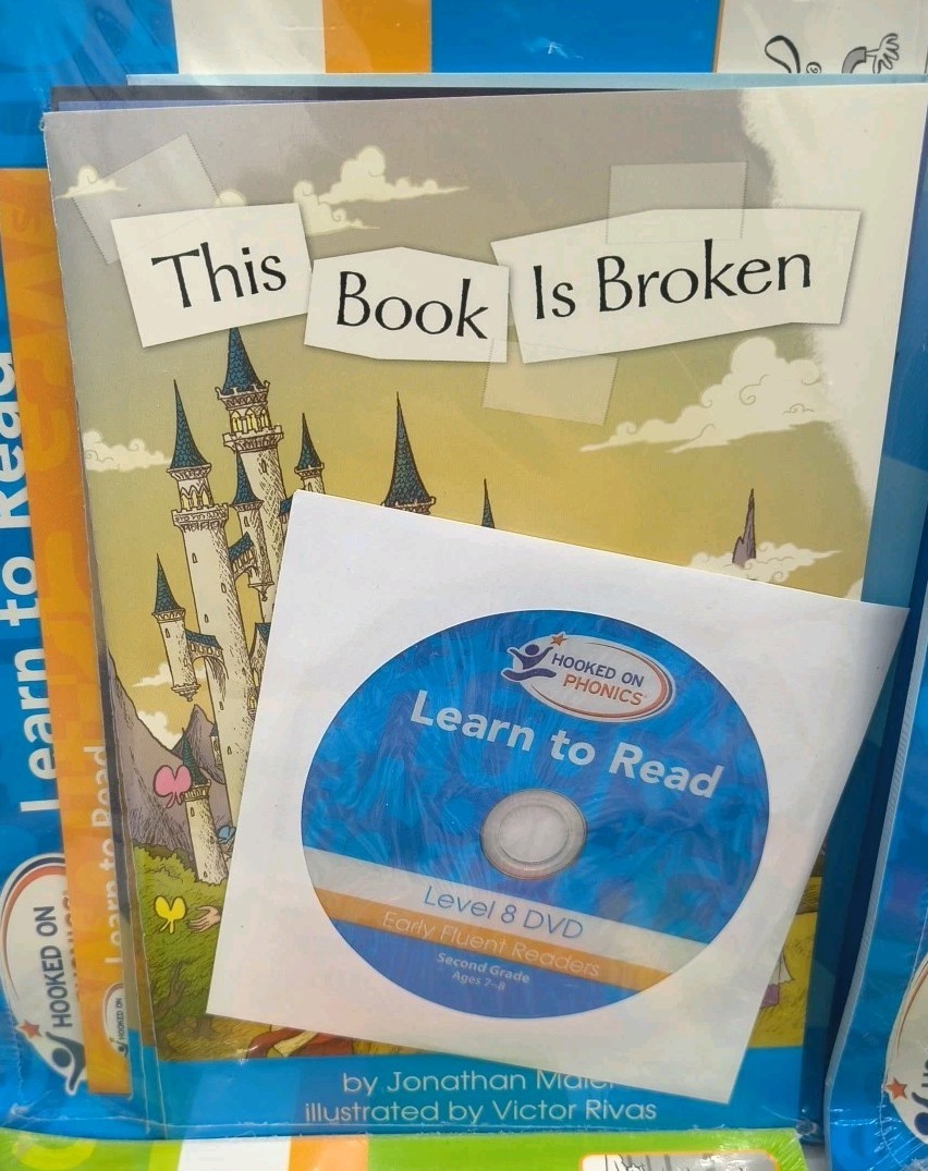 LOT of 5 Hooked on Phonics LEARN TO READ KITS NEW Sealed Kits Preschool #3 & 5-8