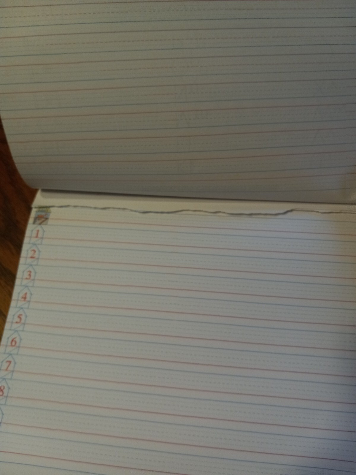 A Beka Book Homeschool Elementary 1st Grade Writing Tablet.