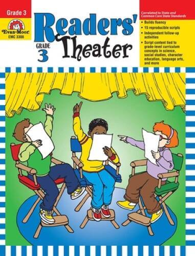 Readers’ Theater, Grade 3 – Paperback By Evan Moor – GOOD