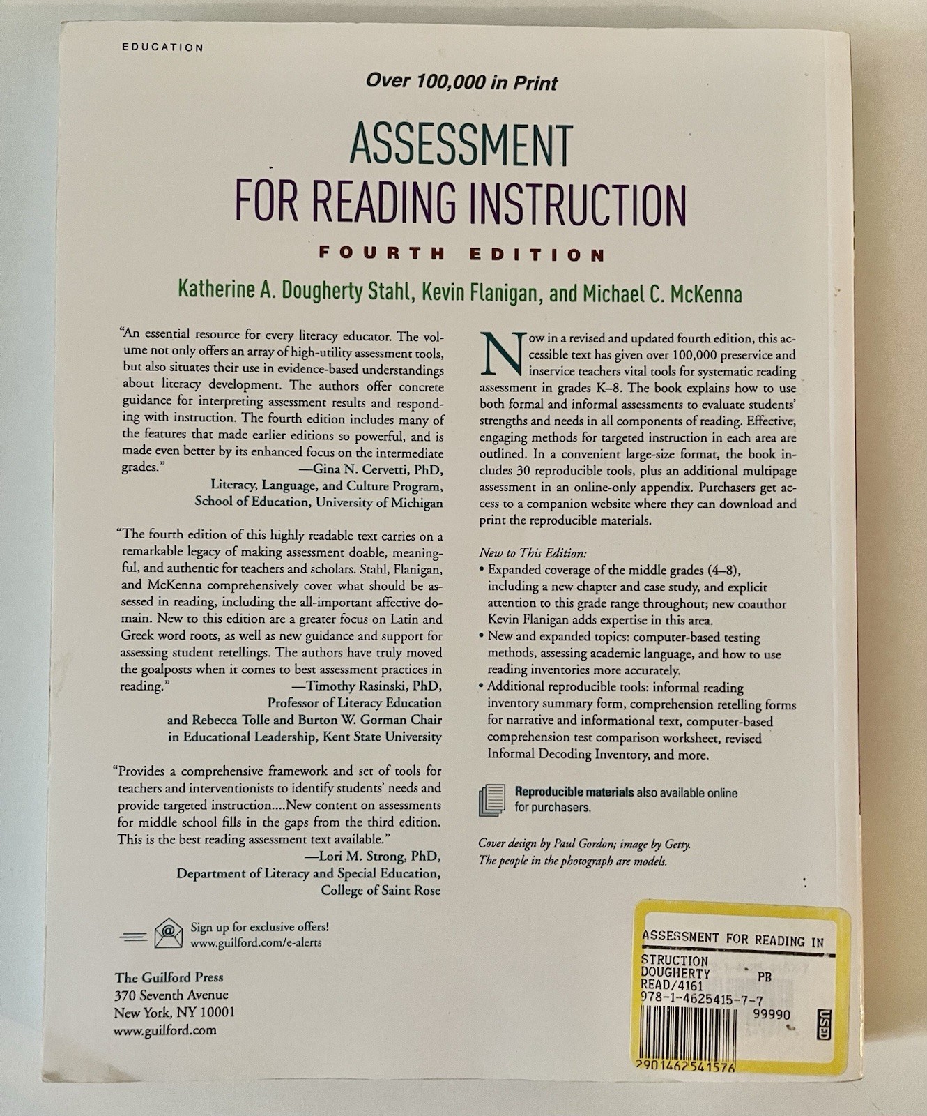 Assessment for Reading Instruction by Edd Stahl, Katherine A Dougherty: New
