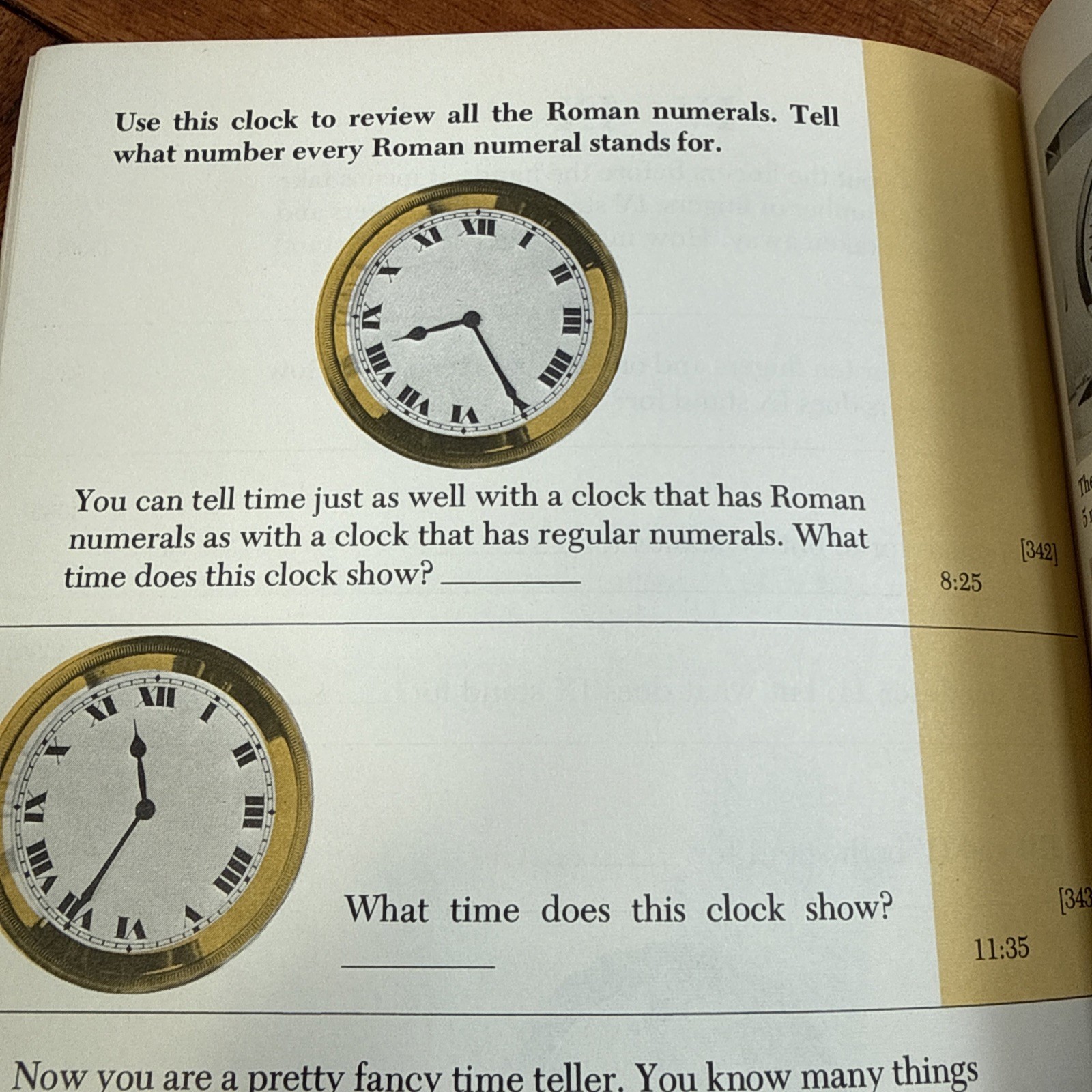 Telling Time Step-by-Step Guide Workbook 1963 100 pages of Lessons