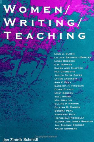 Women/Writing/Teaching, Schmidt, Jan Zlotnik, Good Book
