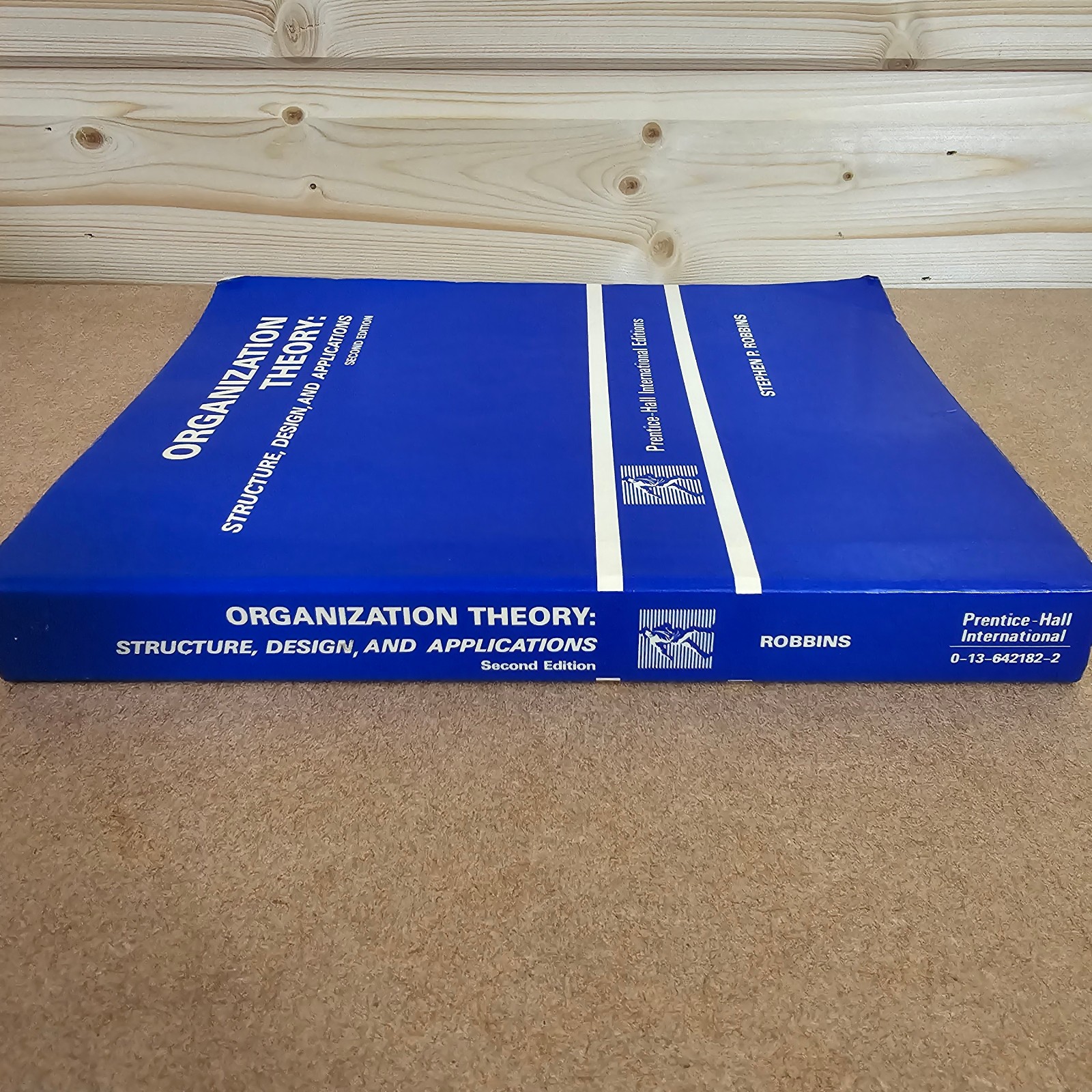 Organization Theory Structure Design Applications Stephen P Robbins 2nd Ed 1987