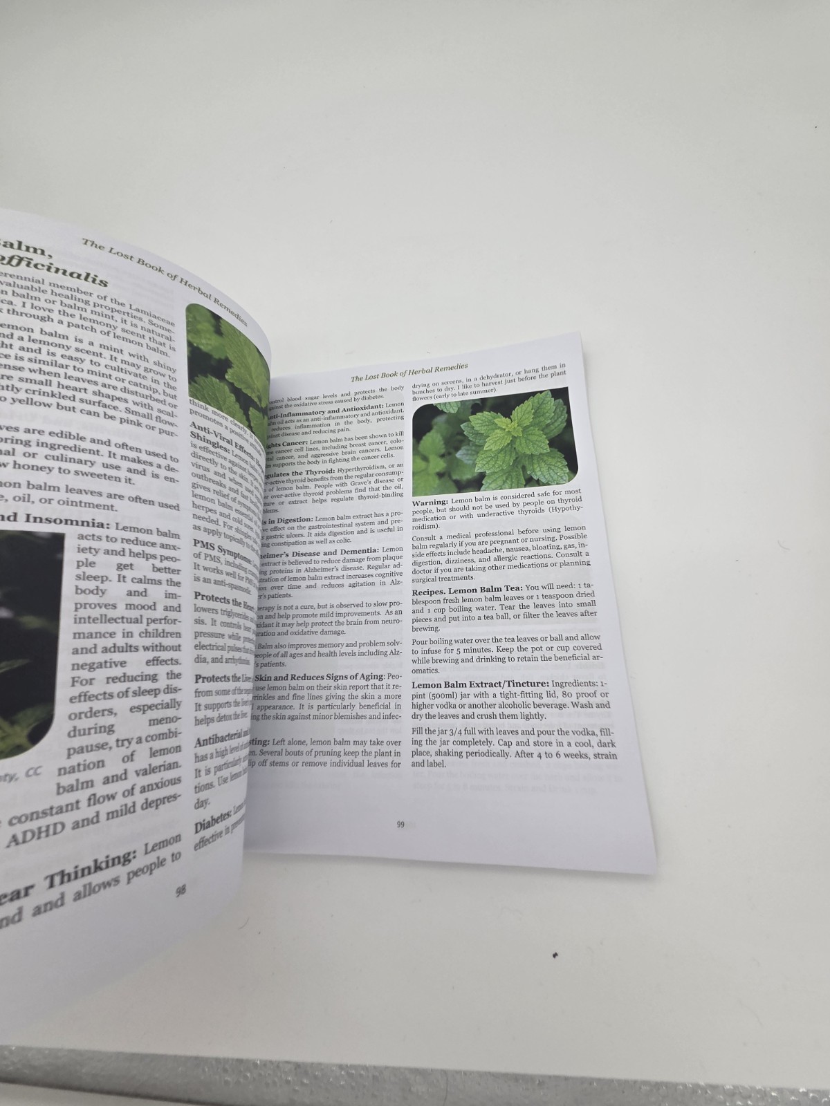 Paperback; The Lost Book of Herbal Remedies; Nicole Apelian & Claude Davis A16