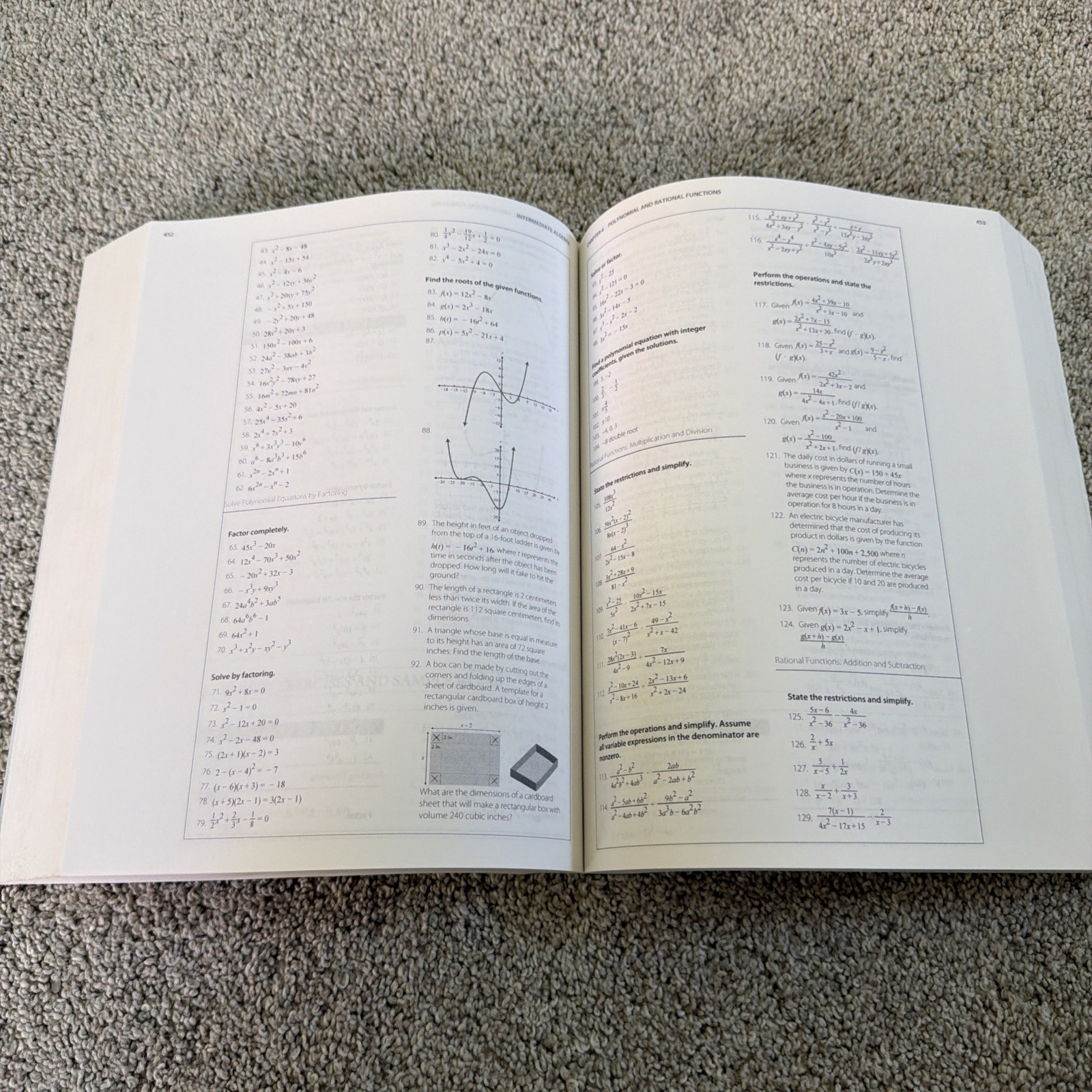 INTERMEDIATE ALGEBRA VERSION 1.0 By John Redden “New Other”