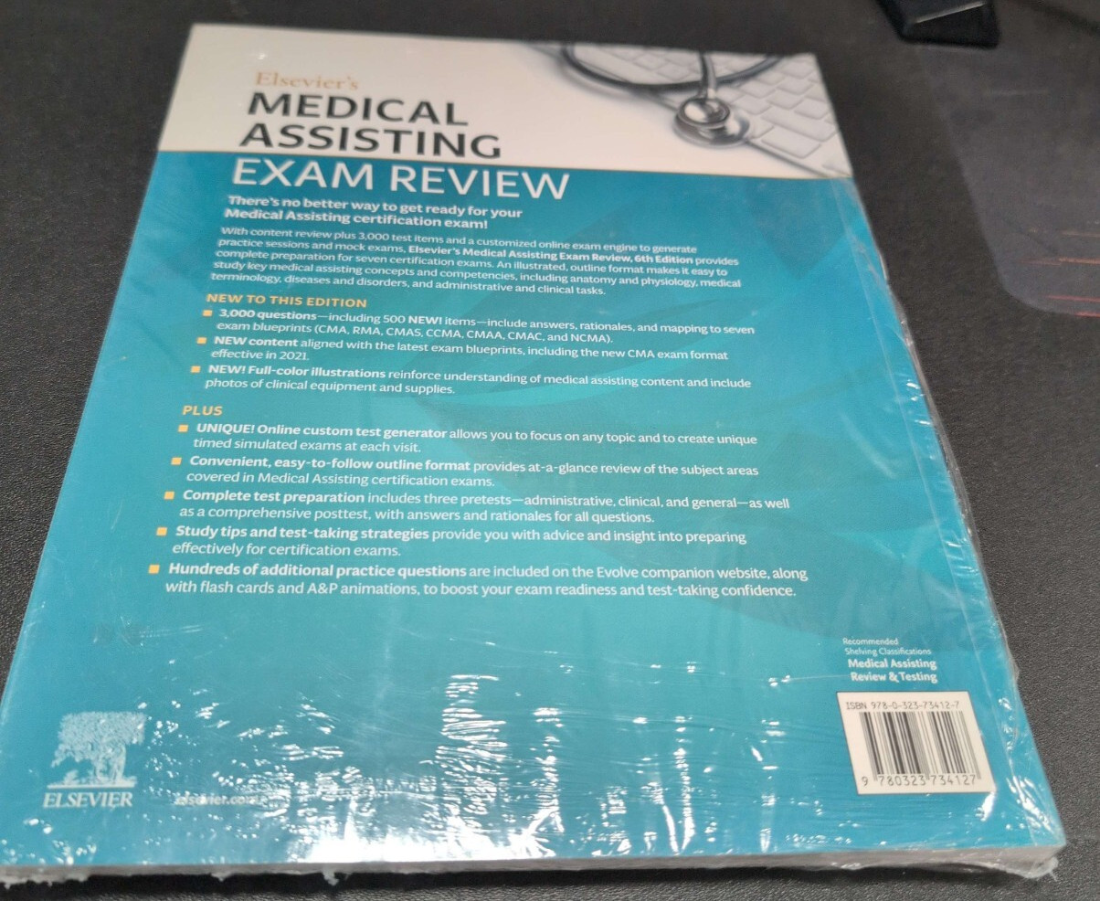 Elsevier’s Medical Assisting Exam Review by Deborah E. Holmes (2021, Trade…